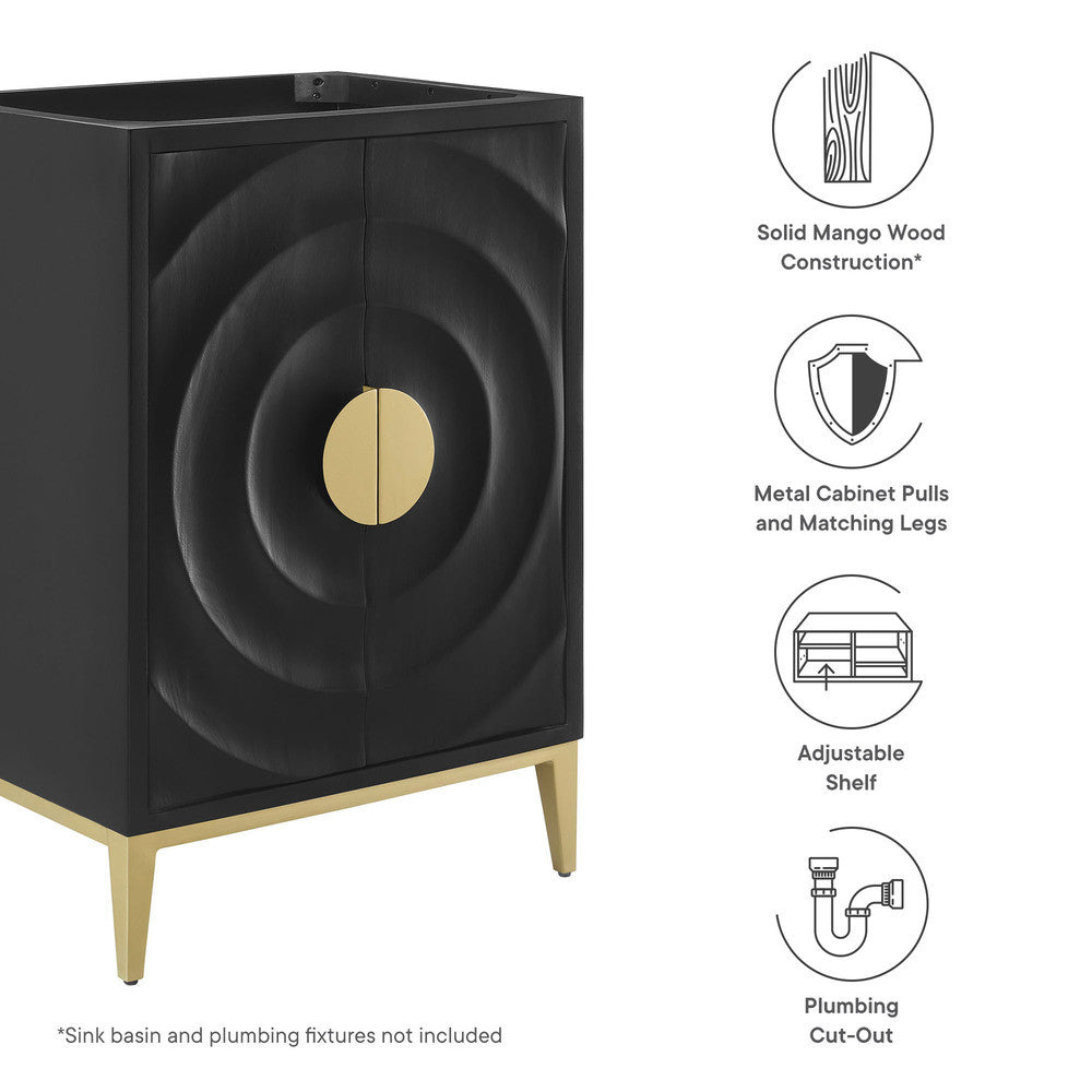 Modway Beau 24" Bathroom Vanity Cabinet (Sink Basin Not Included) by Modway-EEI-7147-BLK