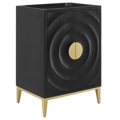 Modway EEI-7147-BLK Beau 24" Bathroom Vanity Cabinet (Sink Basin Not Included) Black