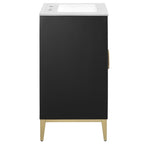 Modway Beau 24" Wood Bathroom Vanity with Basin by Modway-EEI-7159-WHI-BLK