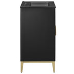 Modway Beau 24" Wood Bathroom Vanity with Basin by Modway-EEI-7160-BLK-BLK