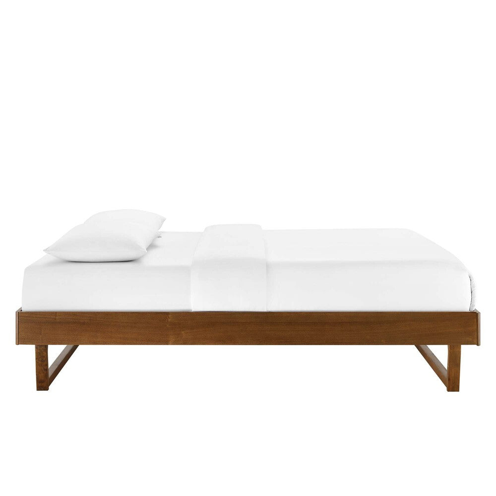 MOD-6214-WAL Billie Wood Queen Platform Bed Frame by Modway