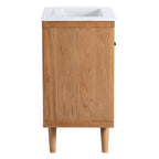 EEI-5112-NAT-WHI Birdie 24" Bathroom Vanity by Modway