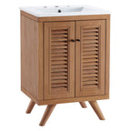 EEI-5112-NAT-WHI Birdie 24" Bathroom Vanity by Modway