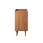 EEI-5086-NAT Birdie 24" Teak Wood Bathroom Vanity Cabinet (Sink Basin Not Included) by Modway