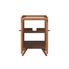 EEI-5086-NAT Birdie 24" Teak Wood Bathroom Vanity Cabinet (Sink Basin Not Included) by Modway