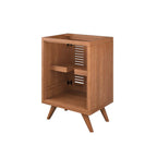EEI-5086-NAT Birdie 24" Teak Wood Bathroom Vanity Cabinet (Sink Basin Not Included) by Modway
