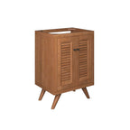 EEI-5086-NAT Birdie 24" Teak Wood Bathroom Vanity Cabinet (Sink Basin Not Included) by Modway