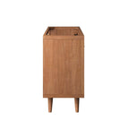 EEI-5087-NAT Birdie 36" Teak Wood Bathroom Vanity Cabinet (Sink Basin Not Included) by Modway