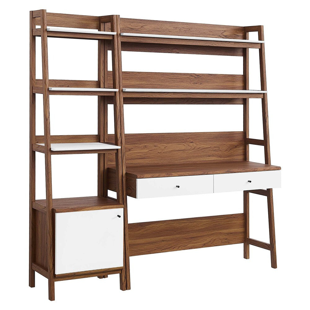 EEI-6111 Bixby 2-Piece Wood Office Desk and Bookshelf by Modway