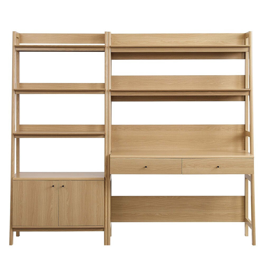 EEI-6112 Bixby 2-Piece Wood Office Desk and Bookshelf by Modway