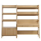 EEI-6112 Bixby 2-Piece Wood Office Desk and Bookshelf by Modway