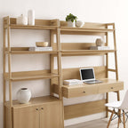 EEI-6112 Bixby 2-Piece Wood Office Desk and Bookshelf by Modway