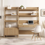 EEI-6112 Bixby 2-Piece Wood Office Desk and Bookshelf by Modway