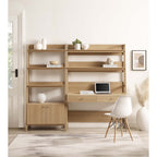 EEI-6112 Bixby 2-Piece Wood Office Desk and Bookshelf by Modway