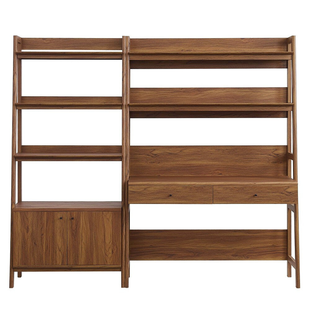 EEI-6112 Bixby 2-Piece Wood Office Desk and Bookshelf by Modway