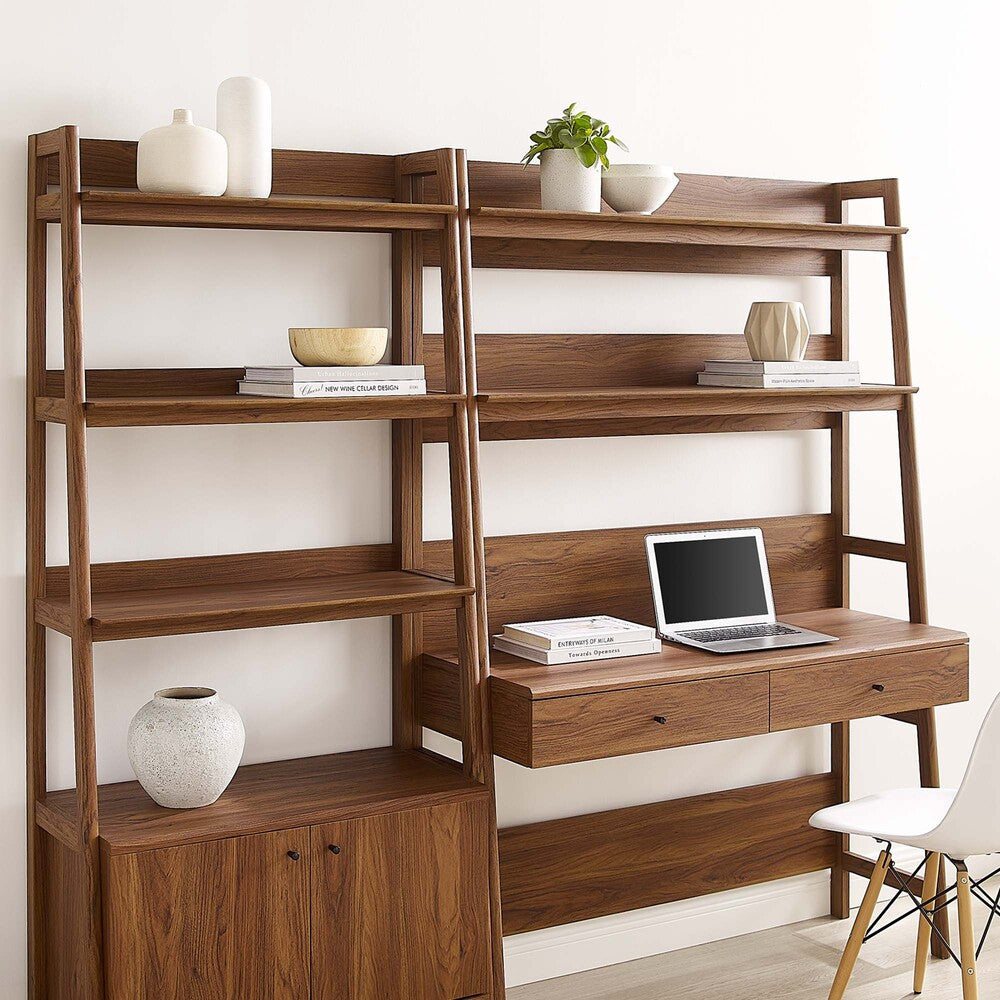EEI-6112 Bixby 2-Piece Wood Office Desk and Bookshelf by Modway