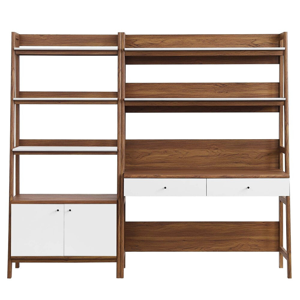EEI-6112 Bixby 2-Piece Wood Office Desk and Bookshelf by Modway