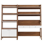 EEI-6112 Bixby 2-Piece Wood Office Desk and Bookshelf by Modway