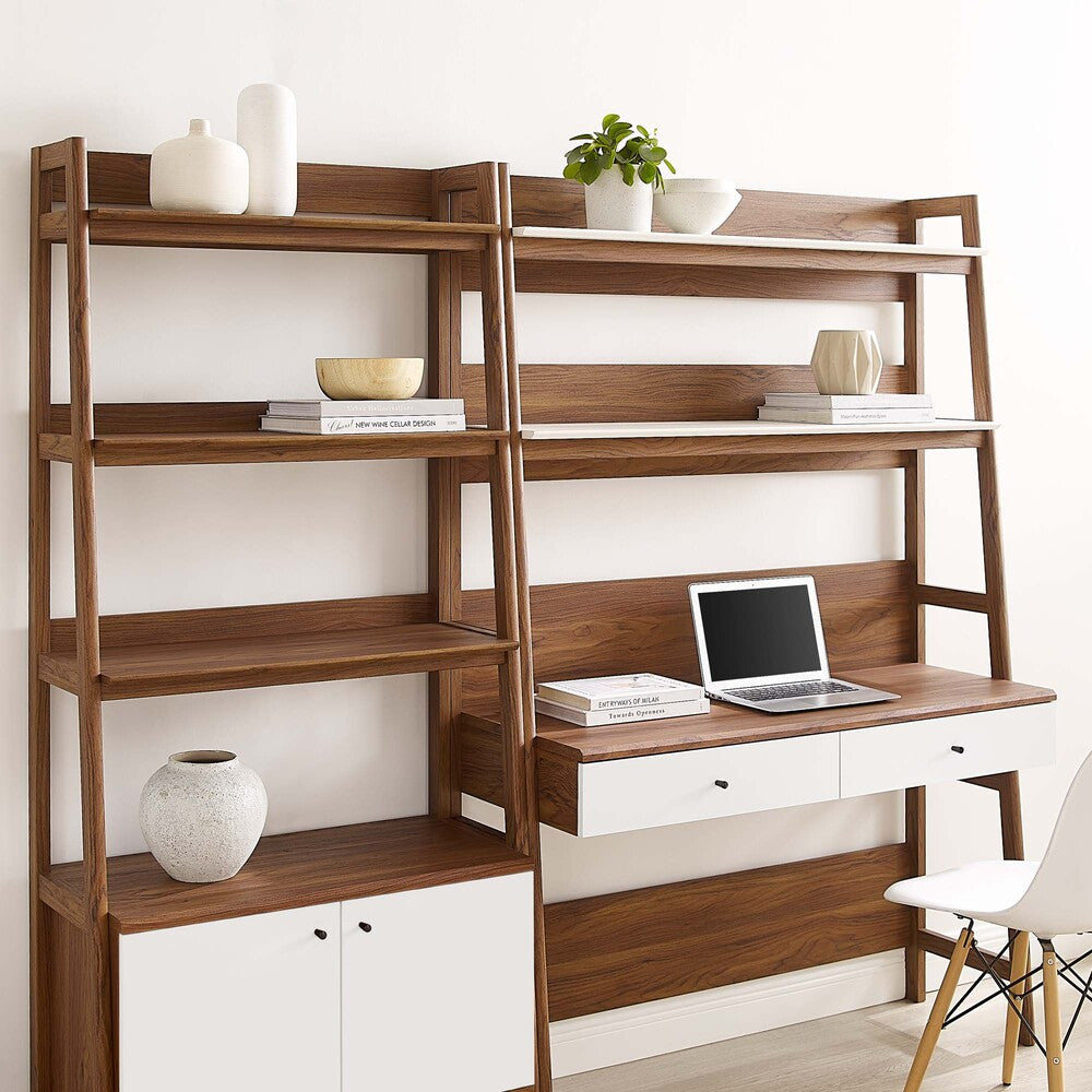 EEI-6112 Bixby 2-Piece Wood Office Desk and Bookshelf by Modway