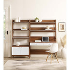 EEI-6112 Bixby 2-Piece Wood Office Desk and Bookshelf by Modway