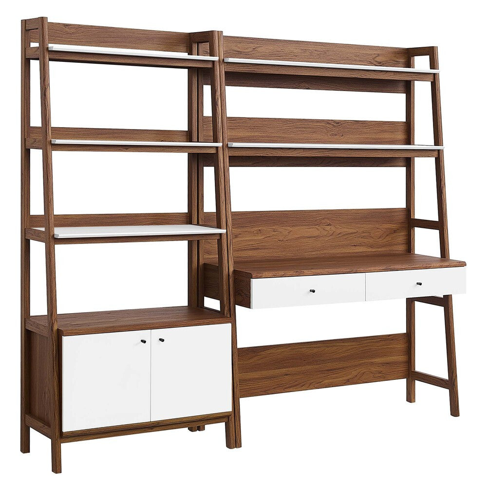 EEI-6112 Bixby 2-Piece Wood Office Desk and Bookshelf by Modway