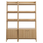 EEI-6113 Bixby Wood Bookshelves Set of 2 by Modway