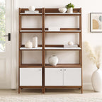 EEI-6113 Bixby Wood Bookshelves Set of 2 by Modway