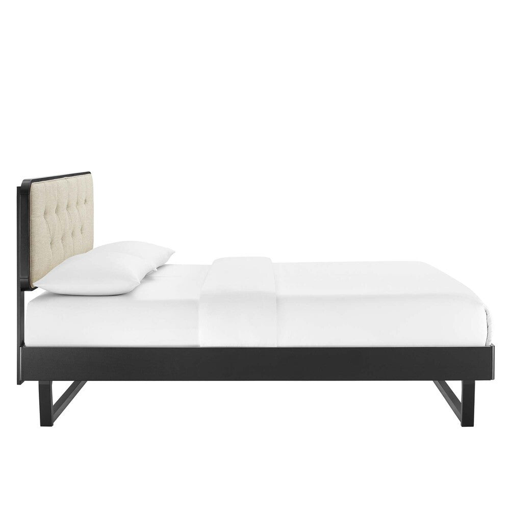 Modway Bridgette Wood Full Platform Bed With Angular Frame by Modway-MOD-6643