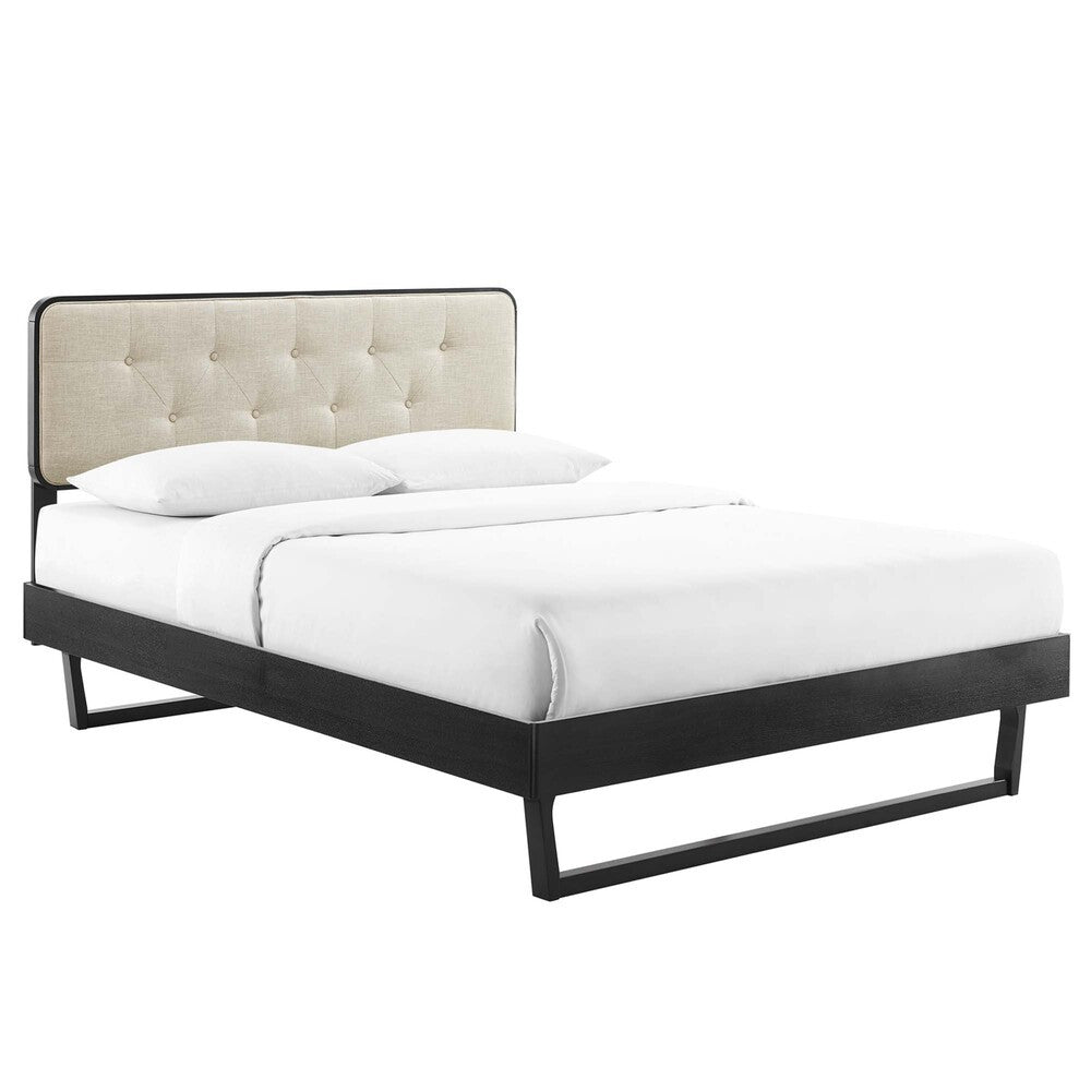 Modway Bridgette Wood Full Platform Bed With Angular Frame by Modway-MOD-6643