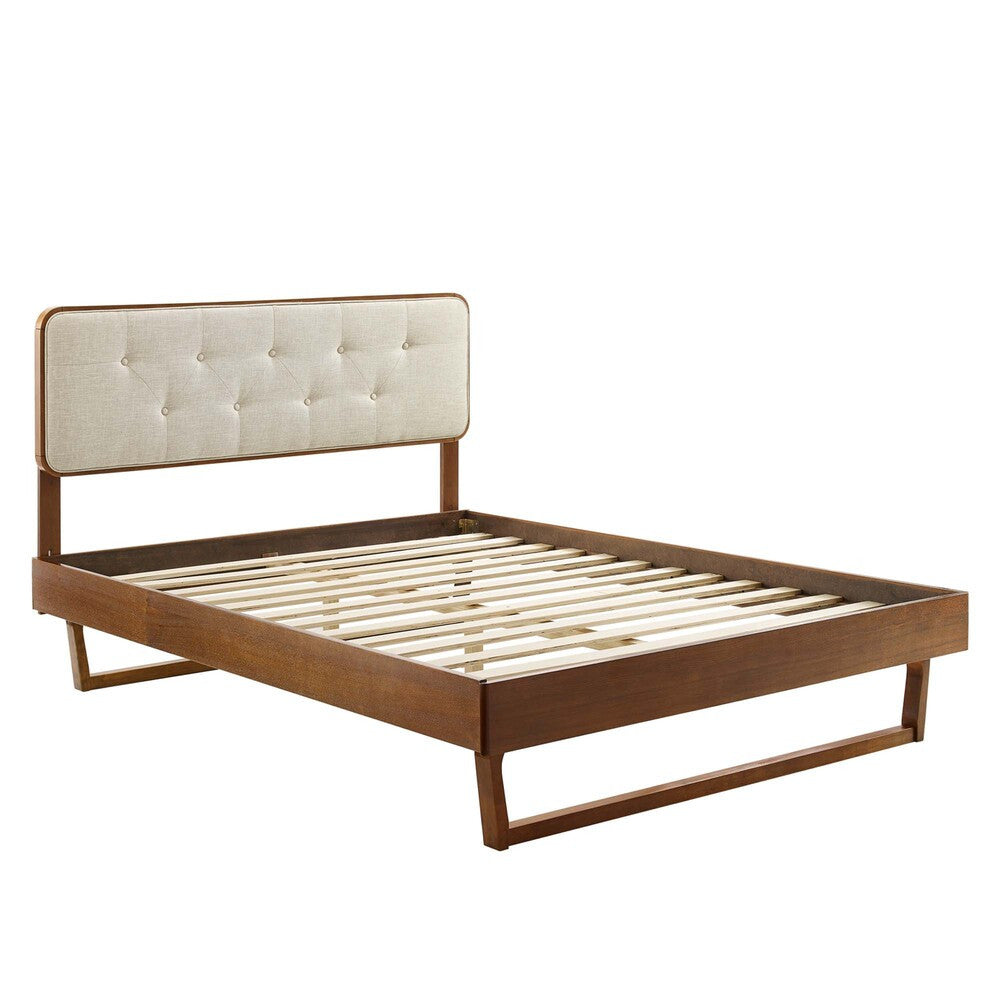 Modway Bridgette Wood Full Platform Bed With Angular Frame by Modway-MOD-6643