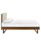 Modway Bridgette Wood Full Platform Bed With Angular Frame by Modway-MOD-6643