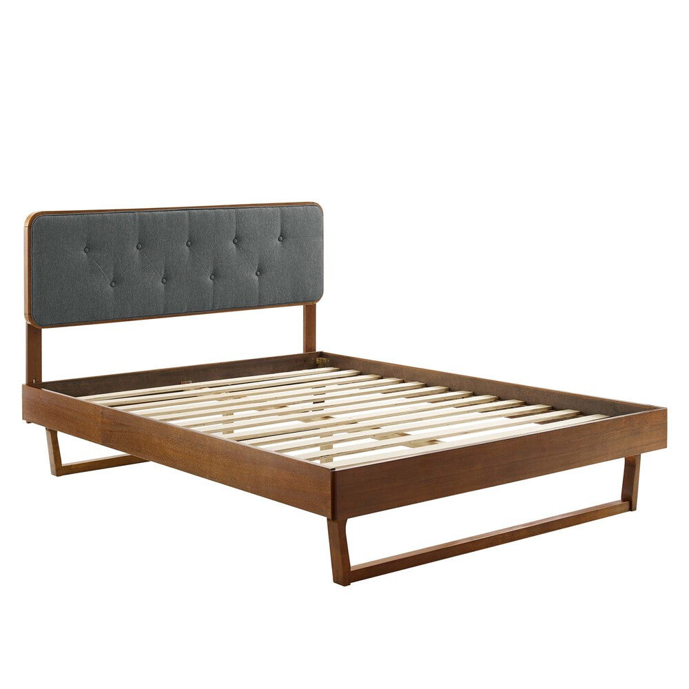Modway Bridgette Wood Full Platform Bed With Angular Frame by Modway-MOD-6643