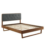 Modway Bridgette Wood Full Platform Bed With Angular Frame by Modway-MOD-6643