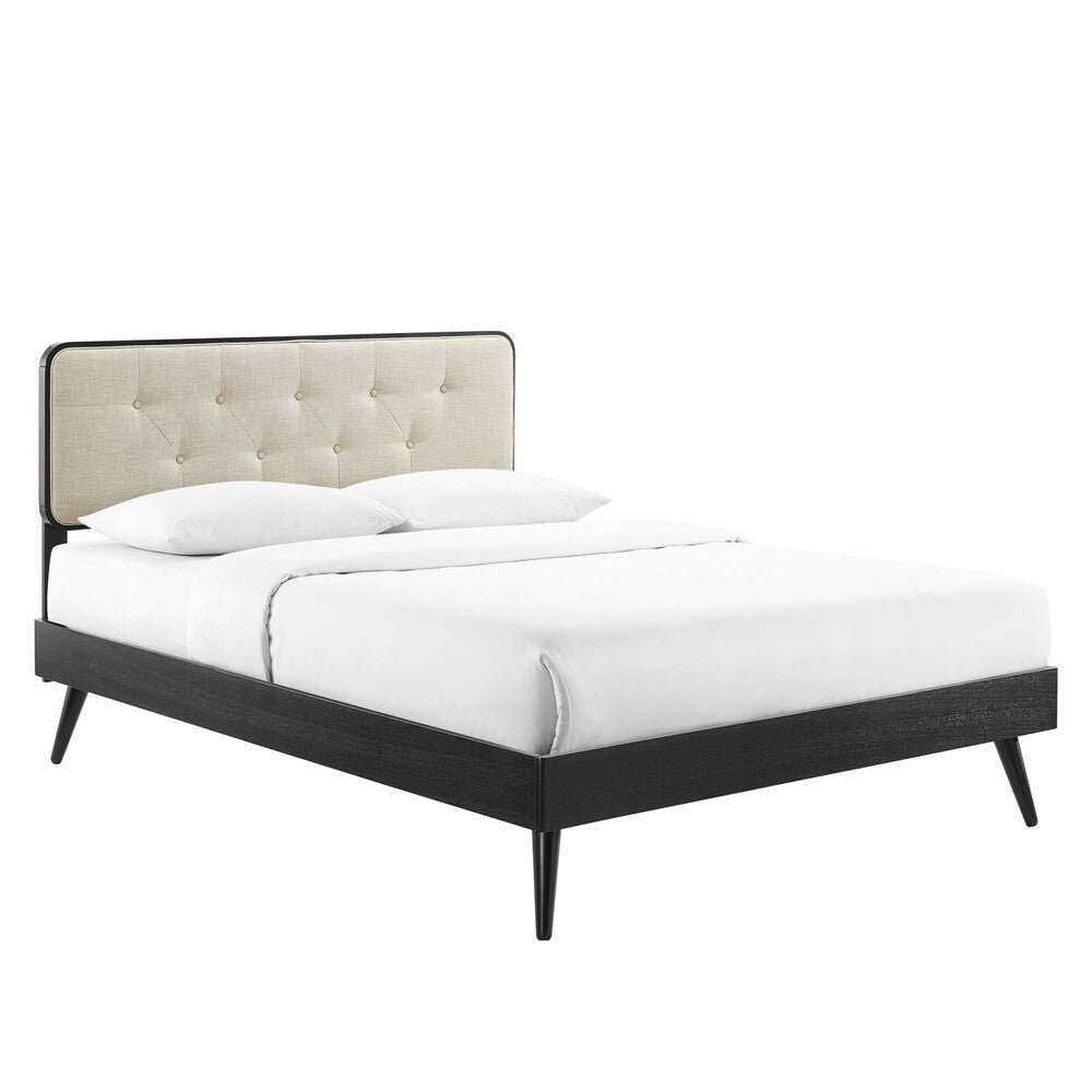 Modway Bridgette Wood Full Platform Bed With Splayed Legs by Modway-MOD-6646