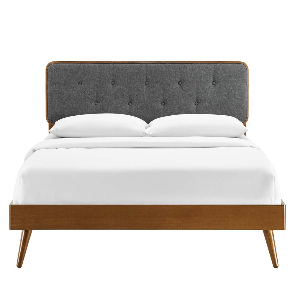 Modway Bridgette Wood Full Platform Bed With Splayed Legs by Modway-MOD-6646