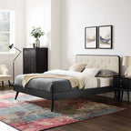 Modway Bridgette Wood Queen Platform Bed With Splayed Legs by Modway-MOD-6388
