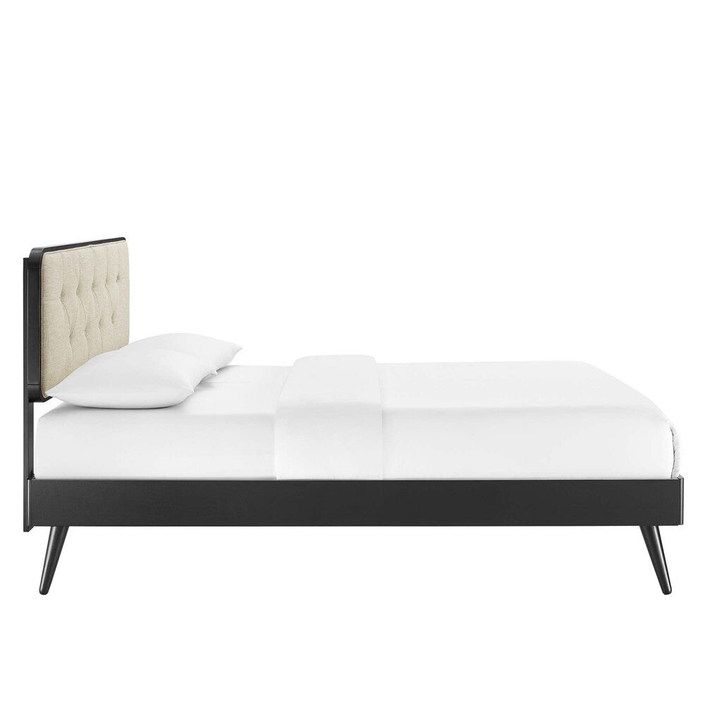 Modway Bridgette Wood Queen Platform Bed With Splayed Legs by Modway-MOD-6388