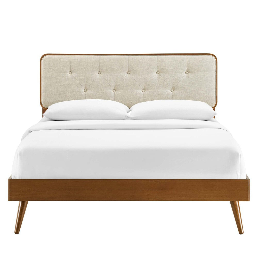 Modway Bridgette Wood Queen Platform Bed With Splayed Legs by Modway-MOD-6388