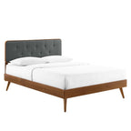 Modway Bridgette Wood Queen Platform Bed With Splayed Legs by Modway-MOD-6388