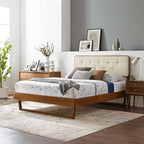 Modway Bridgette Wood Twin Platform Bed With Angular Frame by Modway-MOD-6645