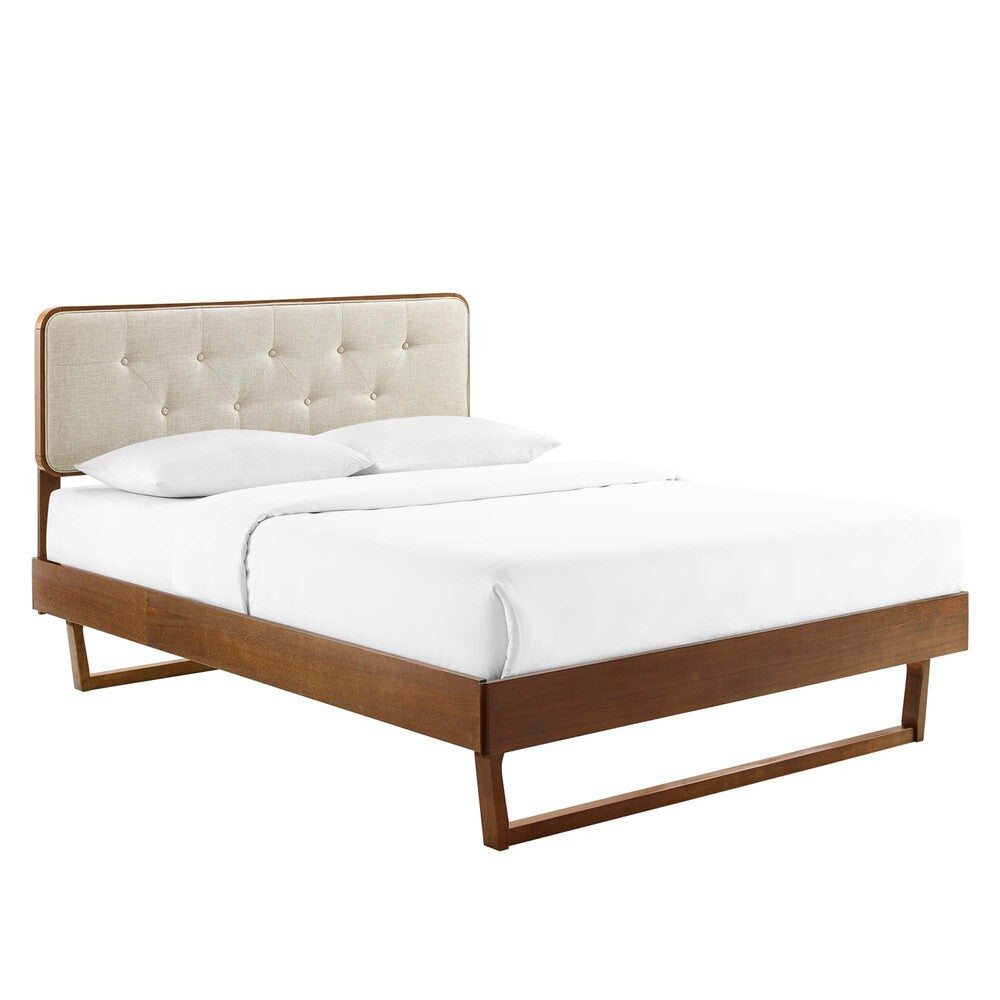 Modway Bridgette Wood Twin Platform Bed With Angular Frame by Modway-MOD-6645