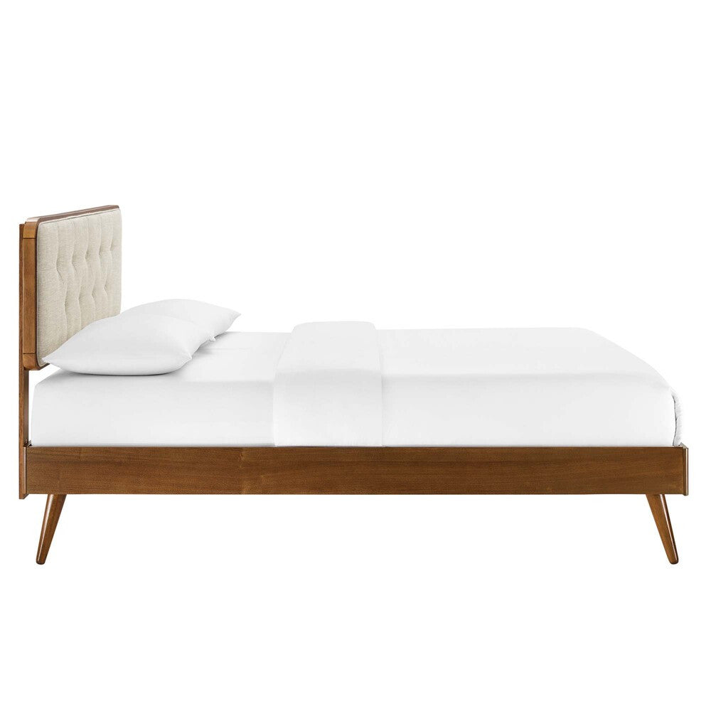 Modway Bridgette Wood Twin Platform Bed With Splayed Legs by Modway-MOD-6648