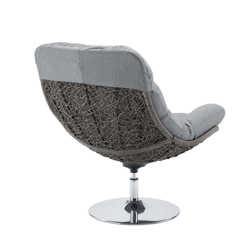 EEI-3616 Brighton Wicker Rattan Outdoor Patio Swivel Lounge Chair by Modway