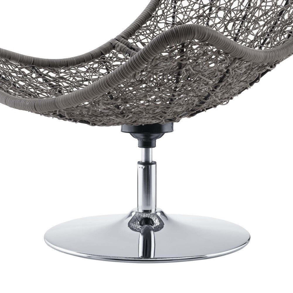 EEI-3616 Brighton Wicker Rattan Outdoor Patio Swivel Lounge Chair by Modway