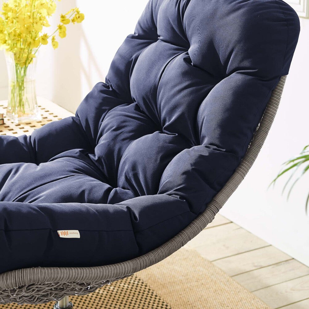 EEI-3616 Brighton Wicker Rattan Outdoor Patio Swivel Lounge Chair by Modway