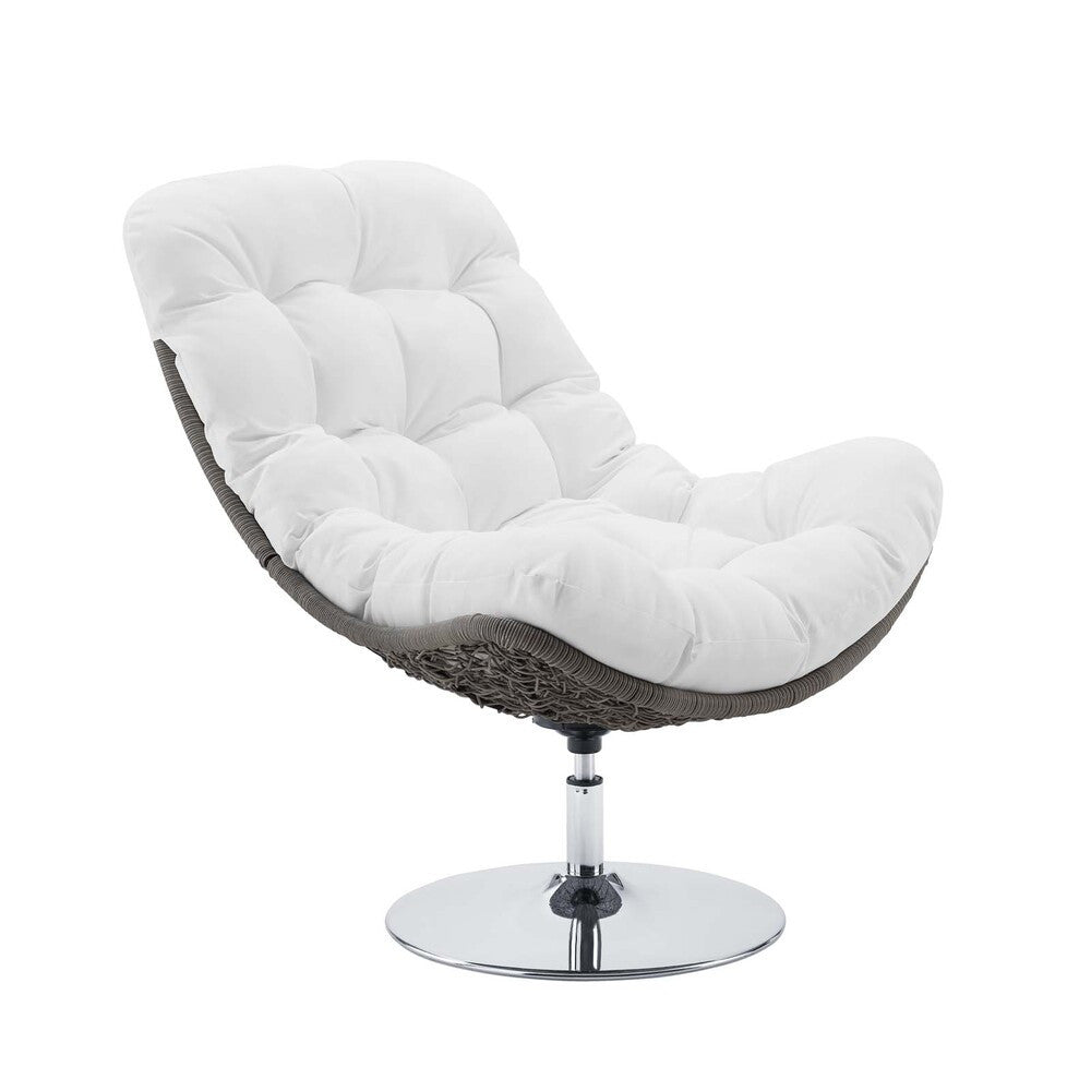EEI-3616 Brighton Wicker Rattan Outdoor Patio Swivel Lounge Chair by Modway