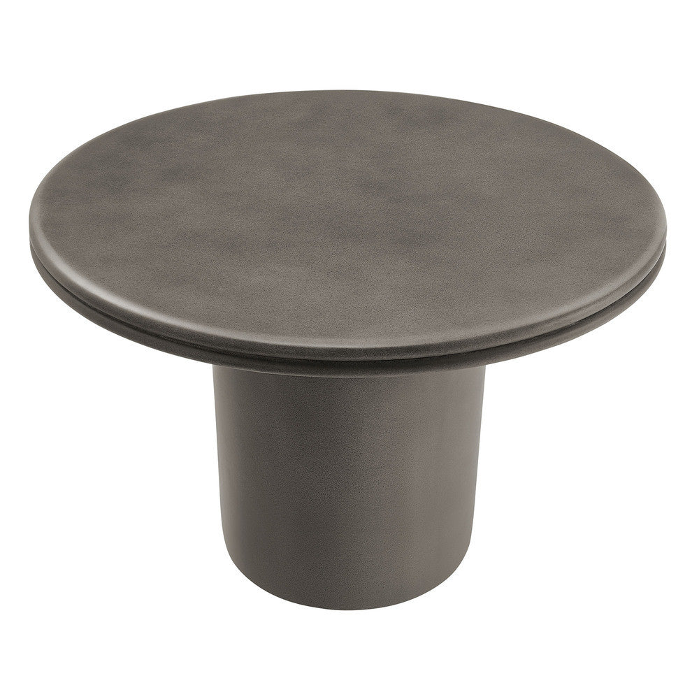EEI-7087 Brion 48" Indoor - Outdoor Patio Concrete Round Dining Table by Modway
