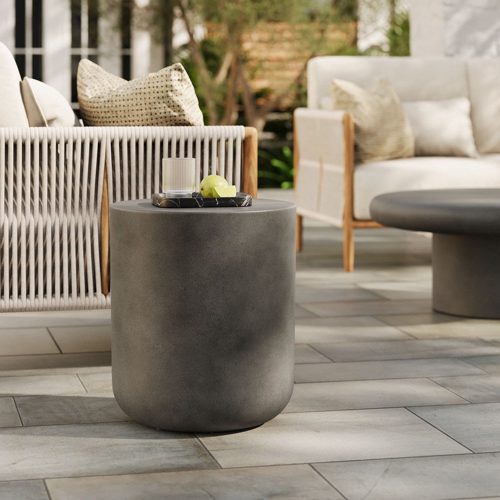 EEI-7088 Brion Indoor - Outdoor Patio Concrete Stool by Modway