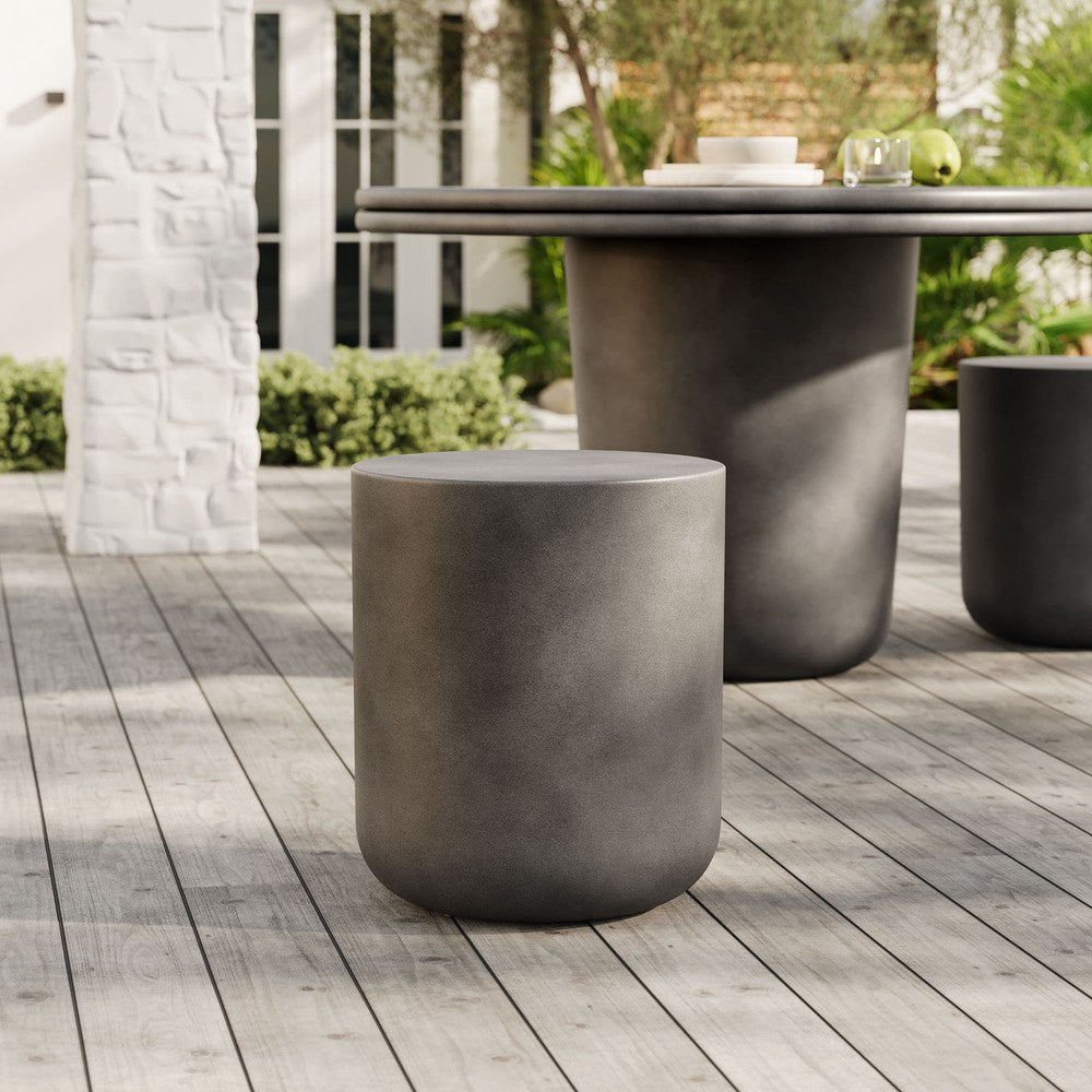 EEI-7088 Brion Indoor - Outdoor Patio Concrete Stool by Modway