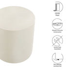 EEI-7088 Brion Indoor - Outdoor Patio Concrete Stool by Modway